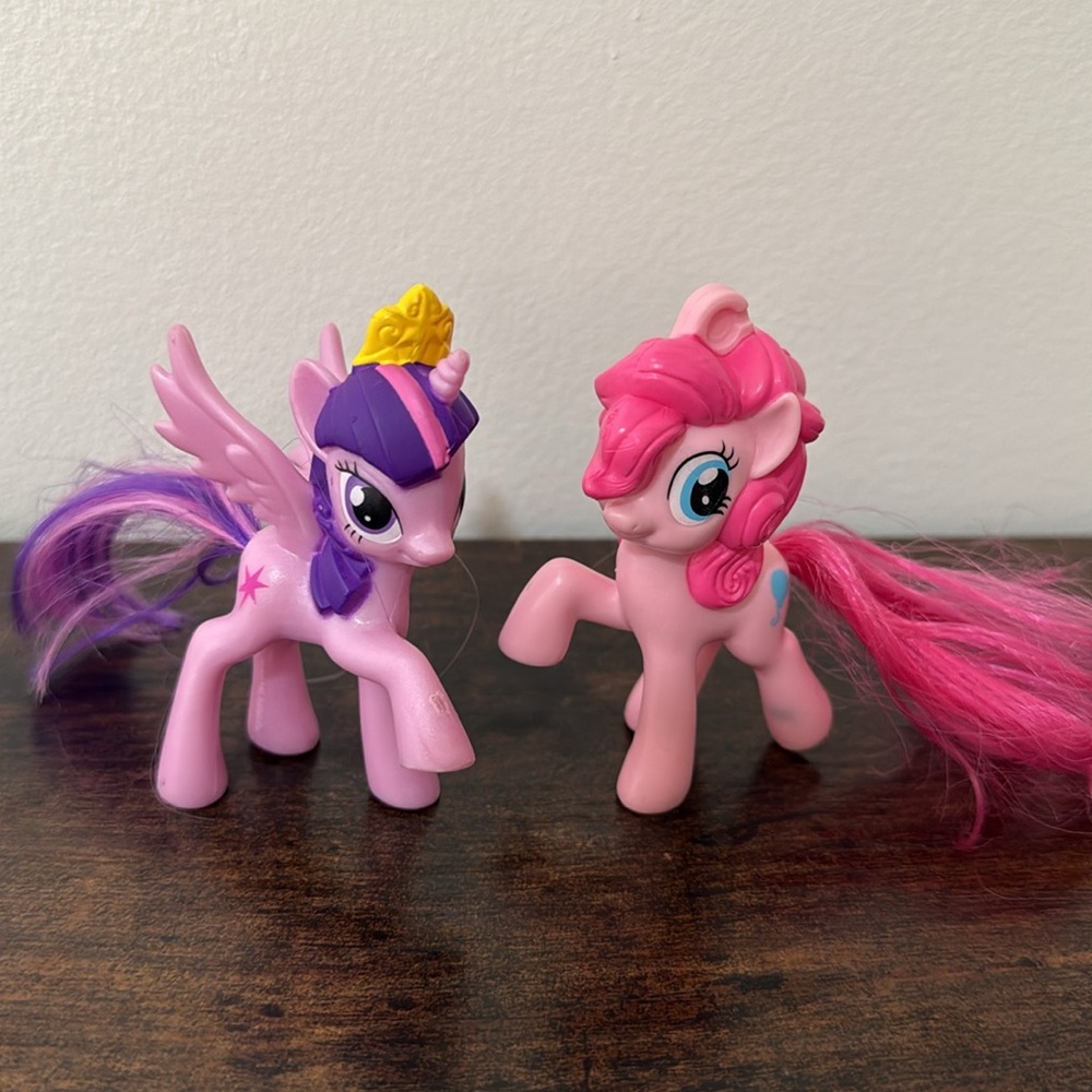 My Little Pony Mcdonalds Happy Meal Toy 3” Figures Mix Lot of 9 Brushable Tails - Picture 12 of 14